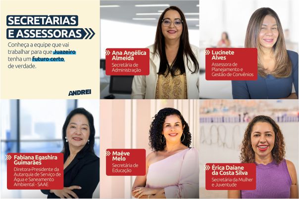Secretárias do governo de juazeiro-bahia