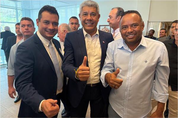 tiziu com Andrei e o Governador Jerônimo Rodrigues