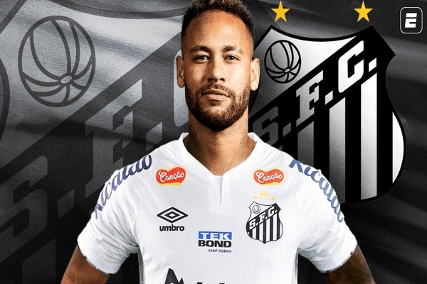 neymar esta de volta ao santos