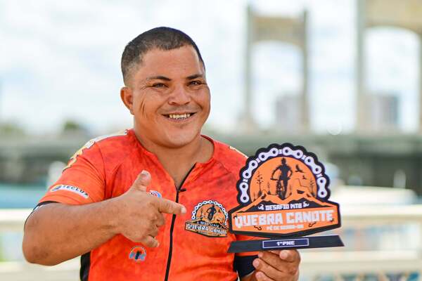 Atleta juazeirense Ulberte Oliveira é campeão baiano em competição de ciclismo