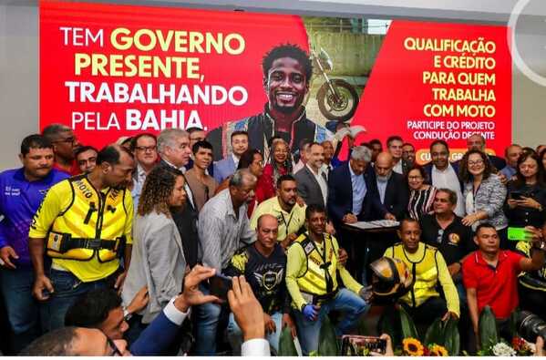 Juazeiro é contemplada com o projeto Condução Decente, que atende Mototaxistas e Motofrentistas da Bahia