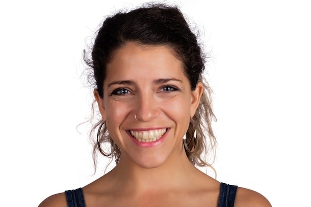 retrato de uma jovem mulher boni